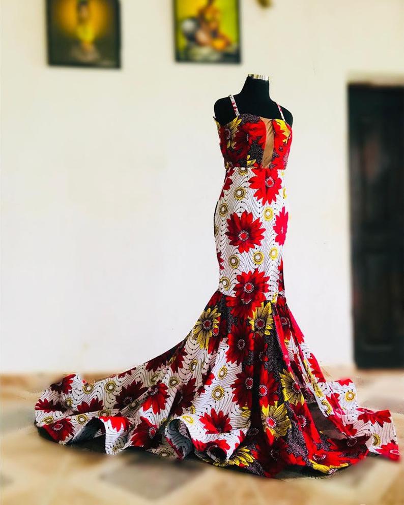 Onome African prom dress, Banquet dress
