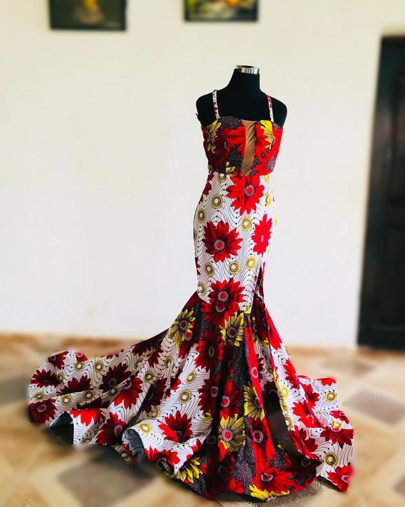 Onome African prom dress, Banquet dress