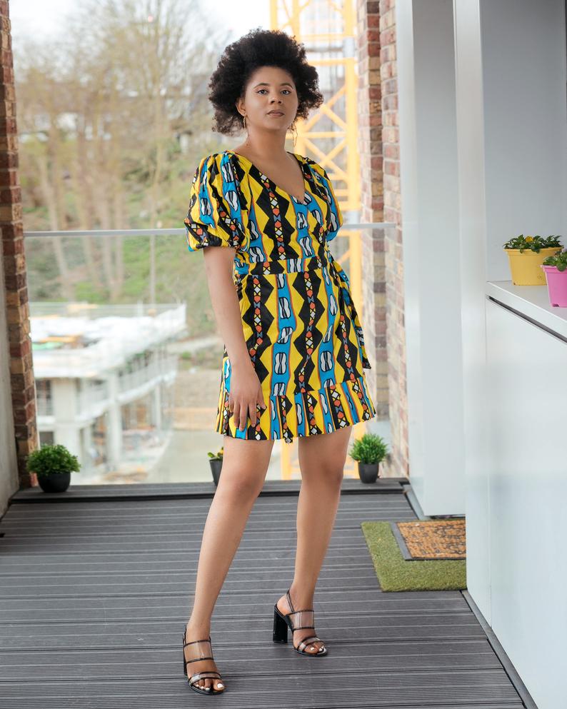 Oluchi African print dress