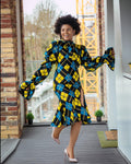 Fola African print dress
