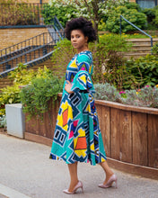Load image into Gallery viewer, Kefilwe African print dress