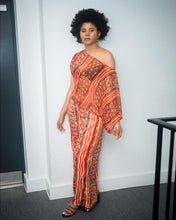 Load image into Gallery viewer, Lima African satin and chiffon 2 piece set