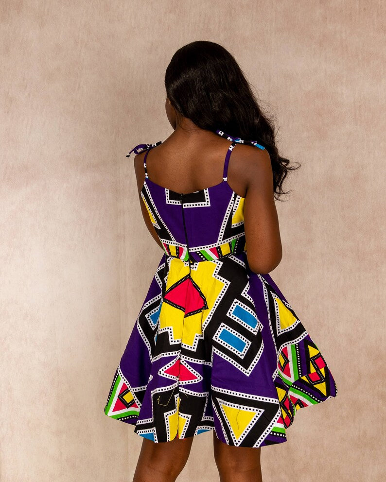 Kossia African print dress