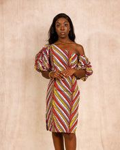 Load image into Gallery viewer, Zira African print dress