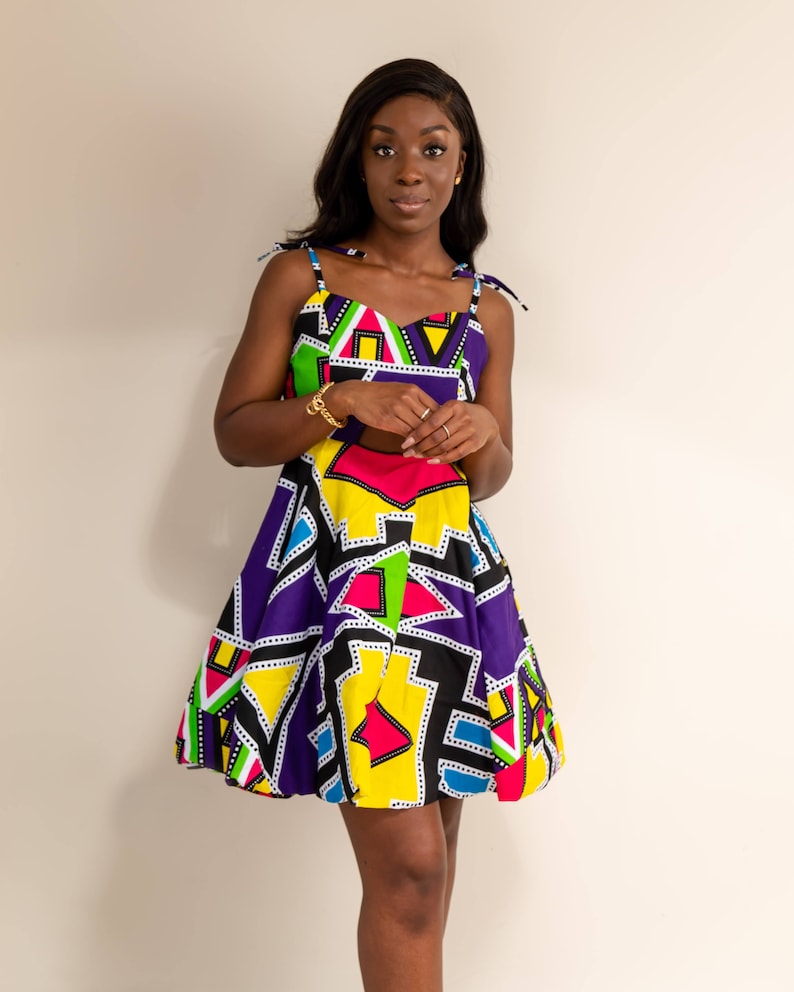 Kossia African print dress
