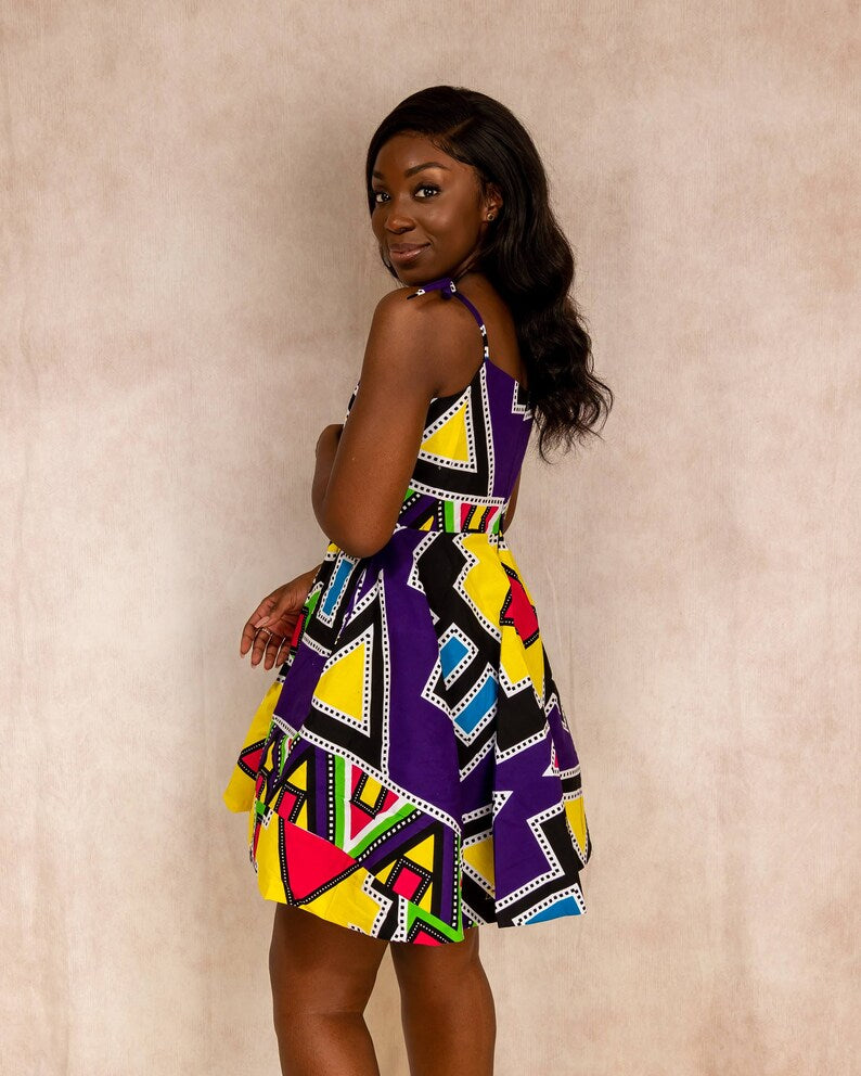 Kossia African print dress
