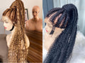 Goddess Conrow braids wig, Full lace braids,Goddess braided wig, Goddess stitch conrow braid wig, Bohemian braids, Boho braids, Updo conrow