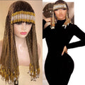 Beyonce inspired braids wig with bangs, Conrow Box braid wig, Feeding braids wig, braided wig, Conrow braided wig, Gypsy boho braids