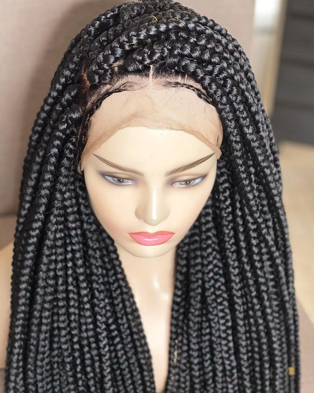 Jumbo Box braid wig, Large box braid wig, Box braided wig, Jumbo braids wig, Bohemian braids, Gypsy Boho braids, Braid wig for black women