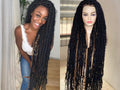 Goddess locs wig, Faux locs wig, Goddess locs, Dread locs wig, dreadlocks wig, goddess locs, boho locs, textured locs for black women