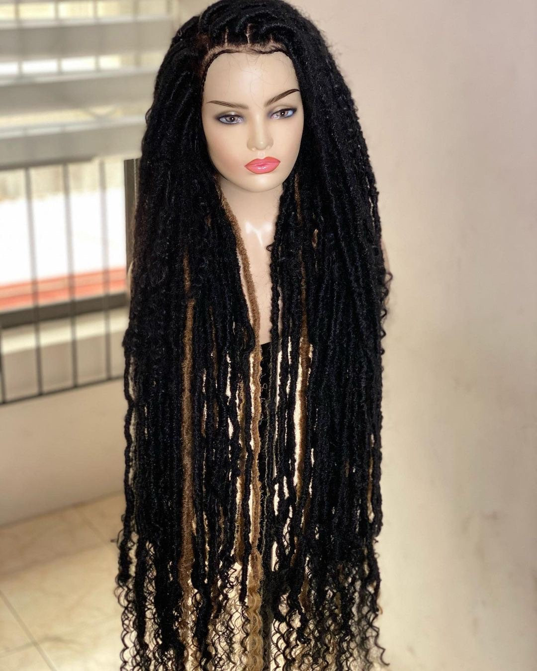 Goddess locs wig Faux locs wig Goddess locs Dread locs wig dreadlocks wig goddess locs boho locs textured locs for black women