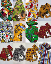 Load image into Gallery viewer, Custom African head wrap, African print head wrap, Ankara head wrap