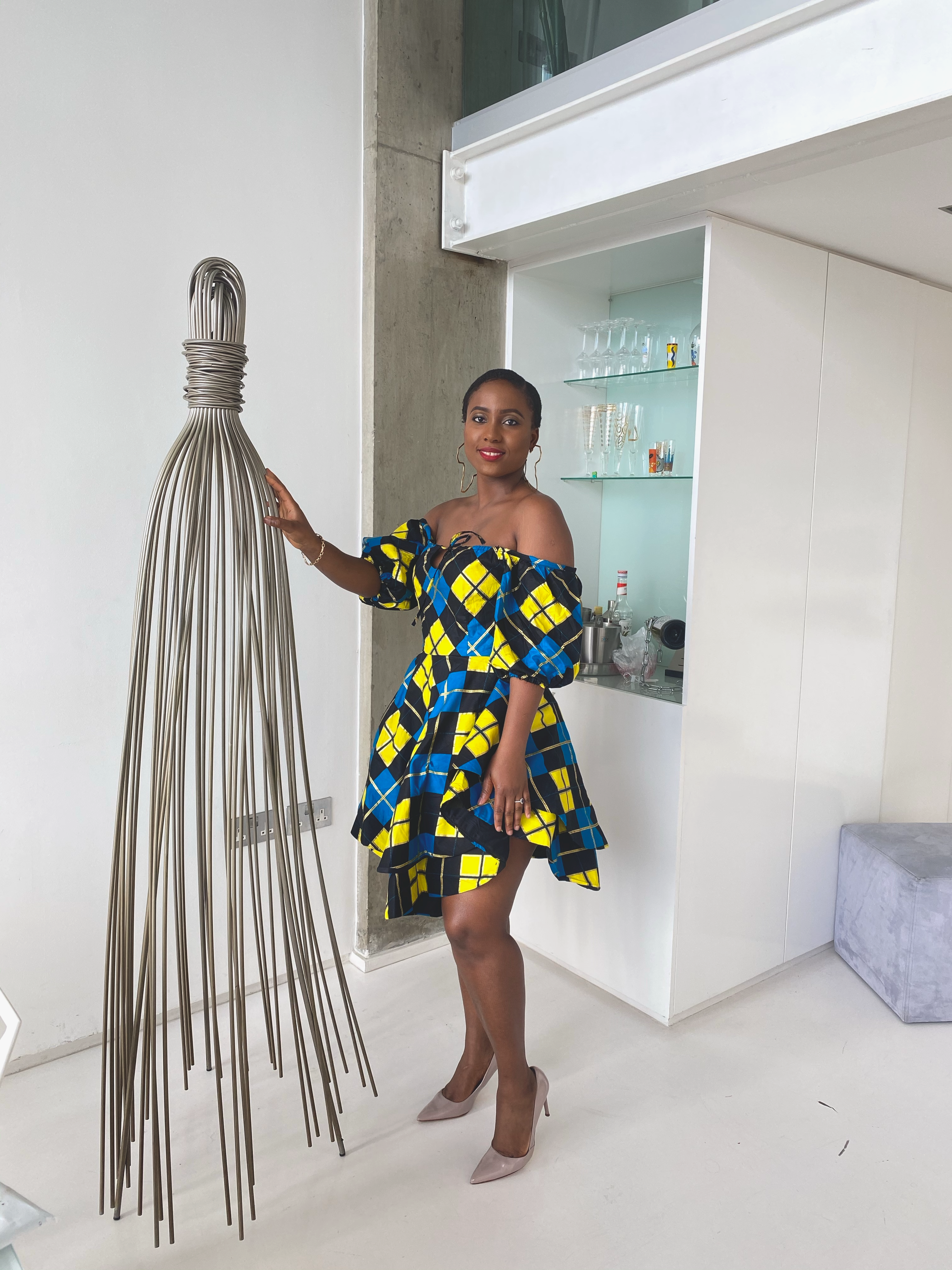 African print Kaleigh dress