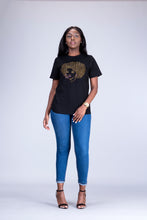 Load image into Gallery viewer, Afro girl African T-shirt - Afrothrone
