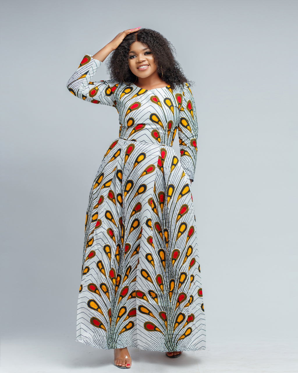 African print Nene maxi dress