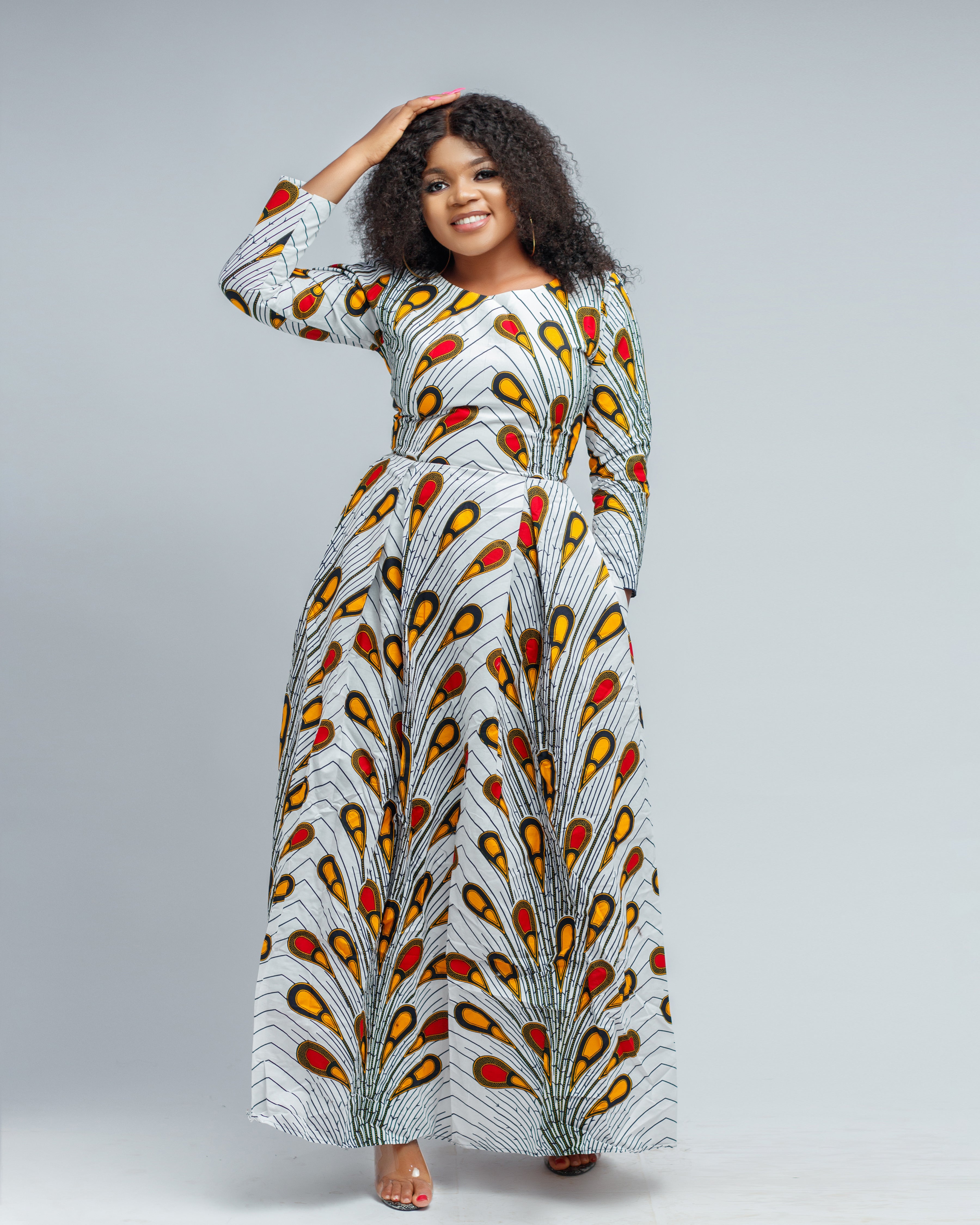 African print Nene maxi dress