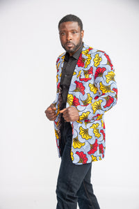 Arike African Print Mens Jacket