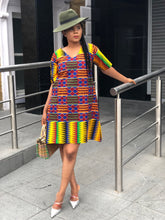 Load image into Gallery viewer, Nwando Kente Tunic/shift dress - Afrothrone