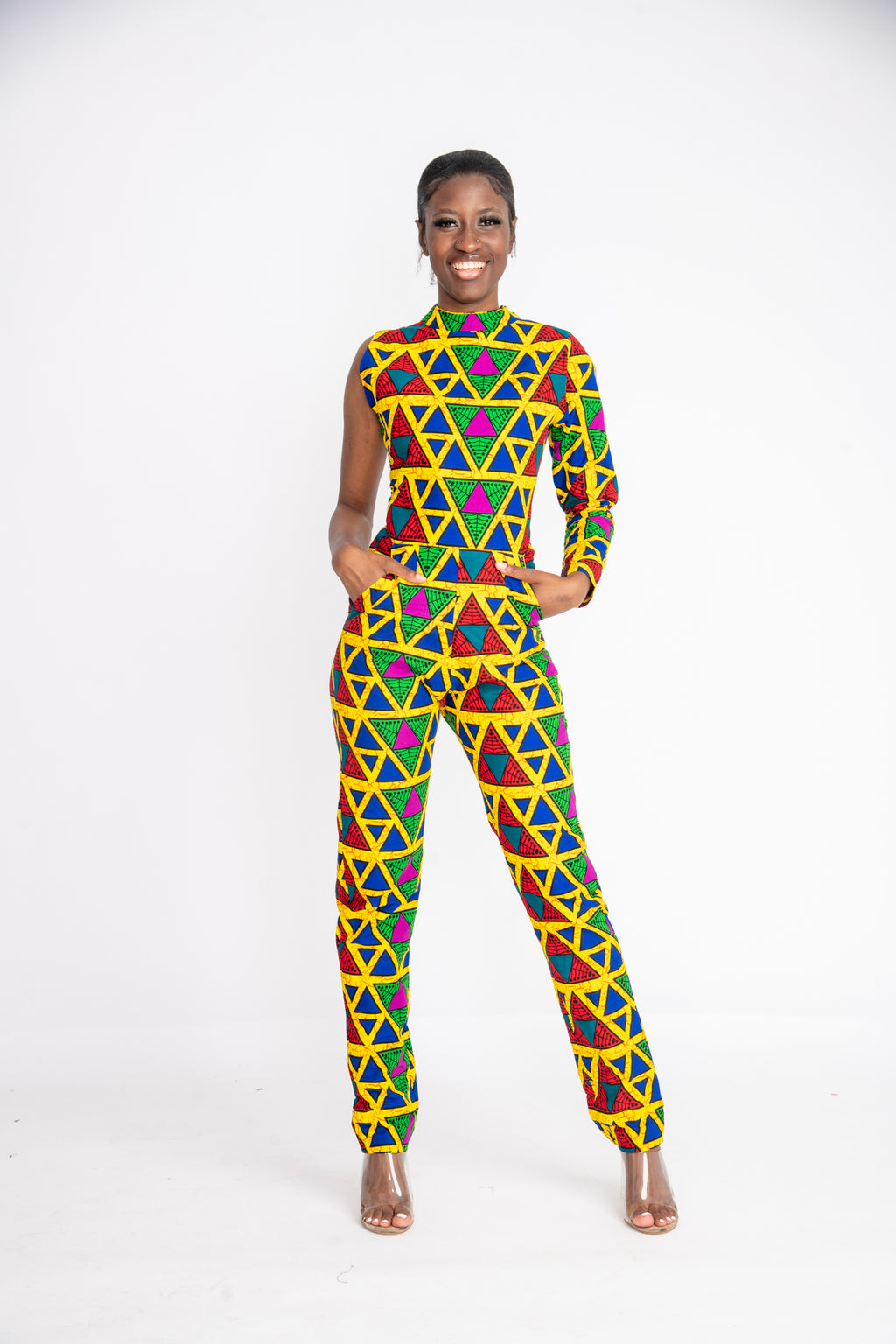 Ireni  African Print Ankara Jumpsuit