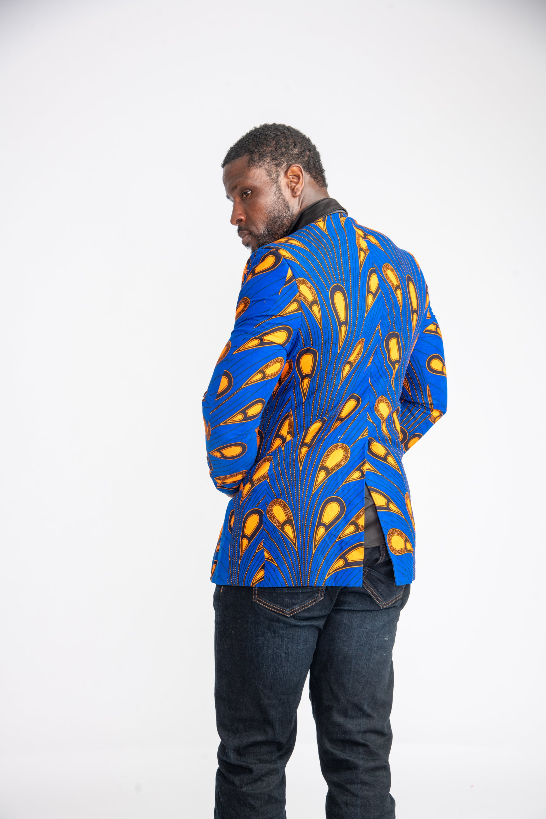 Jidenna Men African Print Jacket
