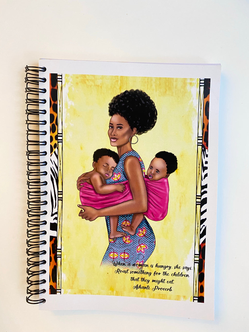 African proverb inspirational Journal wire notebooks
