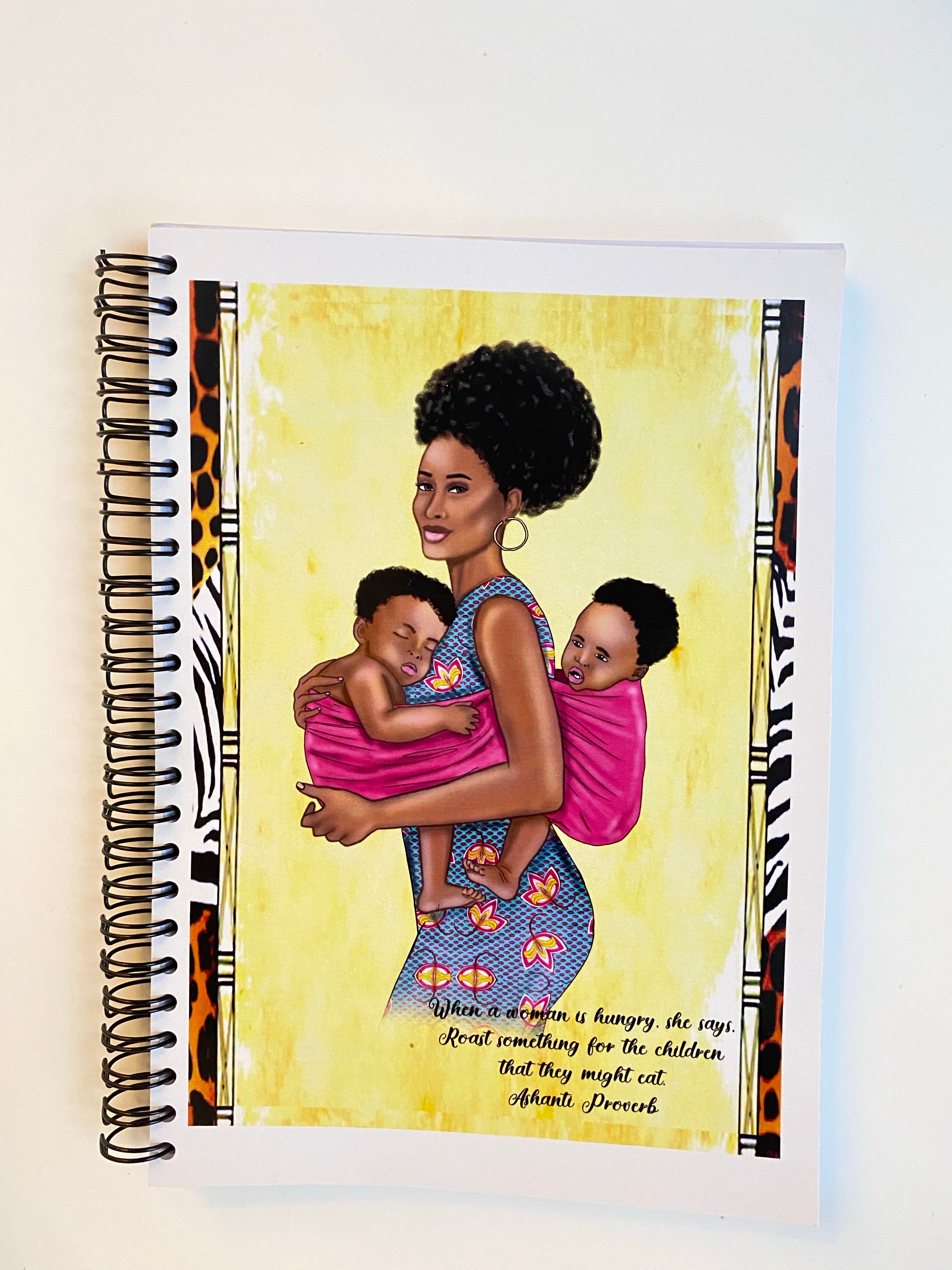 African proverb inspirational Journal wire notebooks