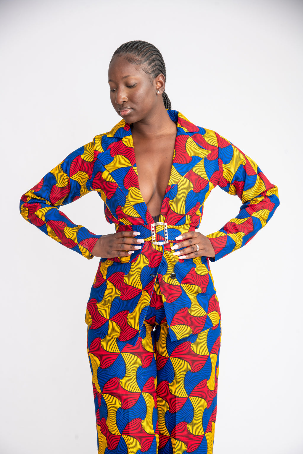 Onyin African Print 2 Piece Suit Set