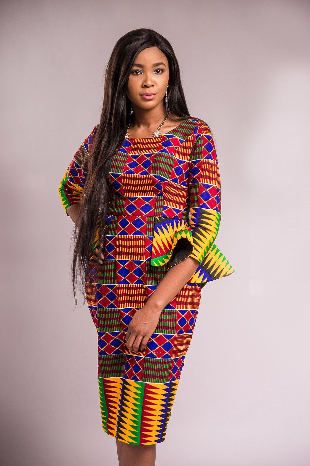 Lerato kente dress - Afrothrone