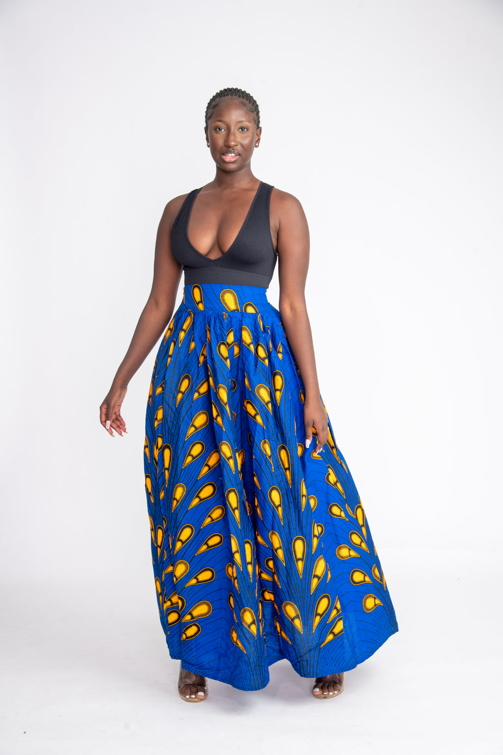 Jidenna African Print Maxi Skirt