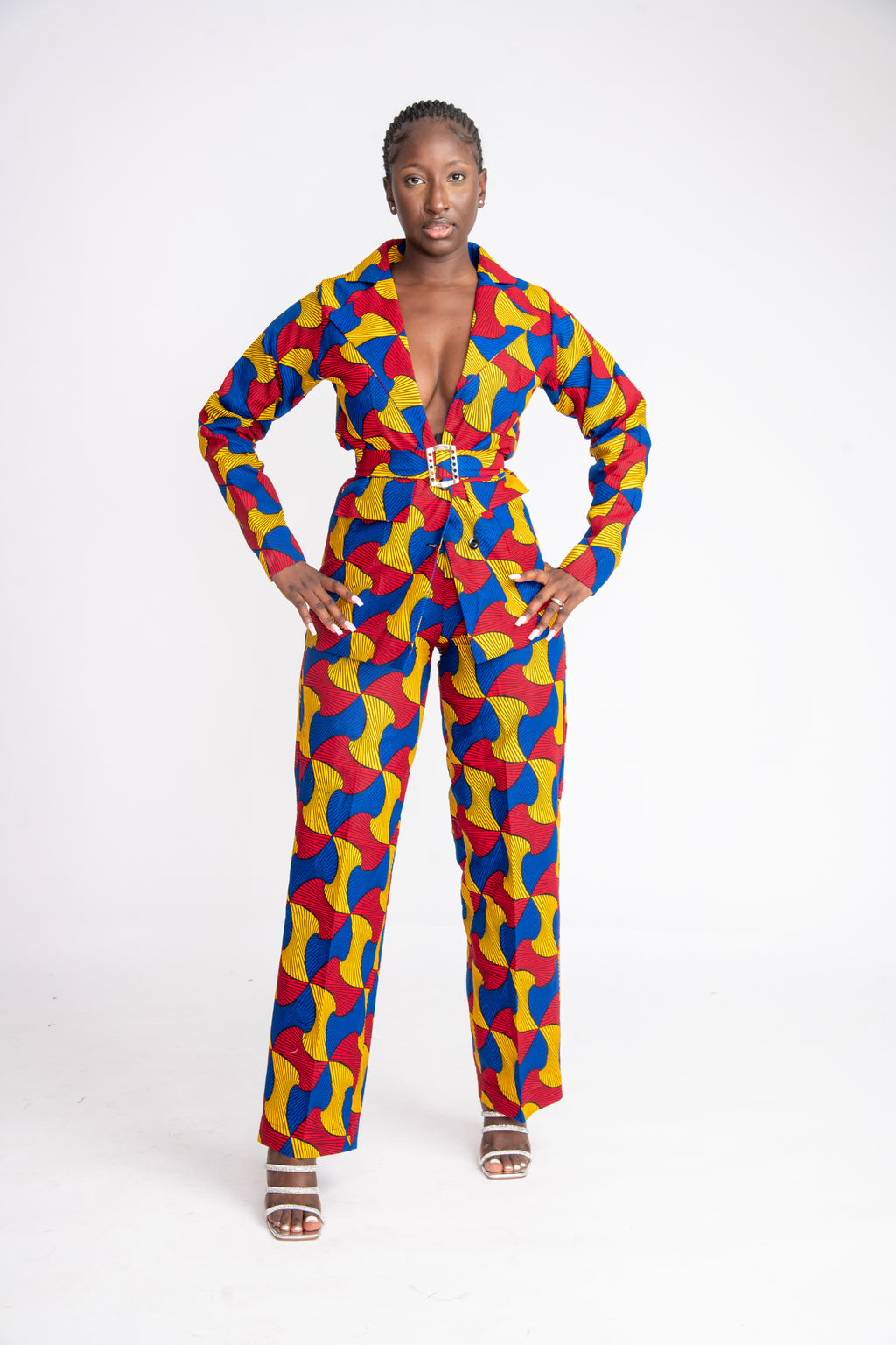 Onyin African Print 2 Piece Suit Set