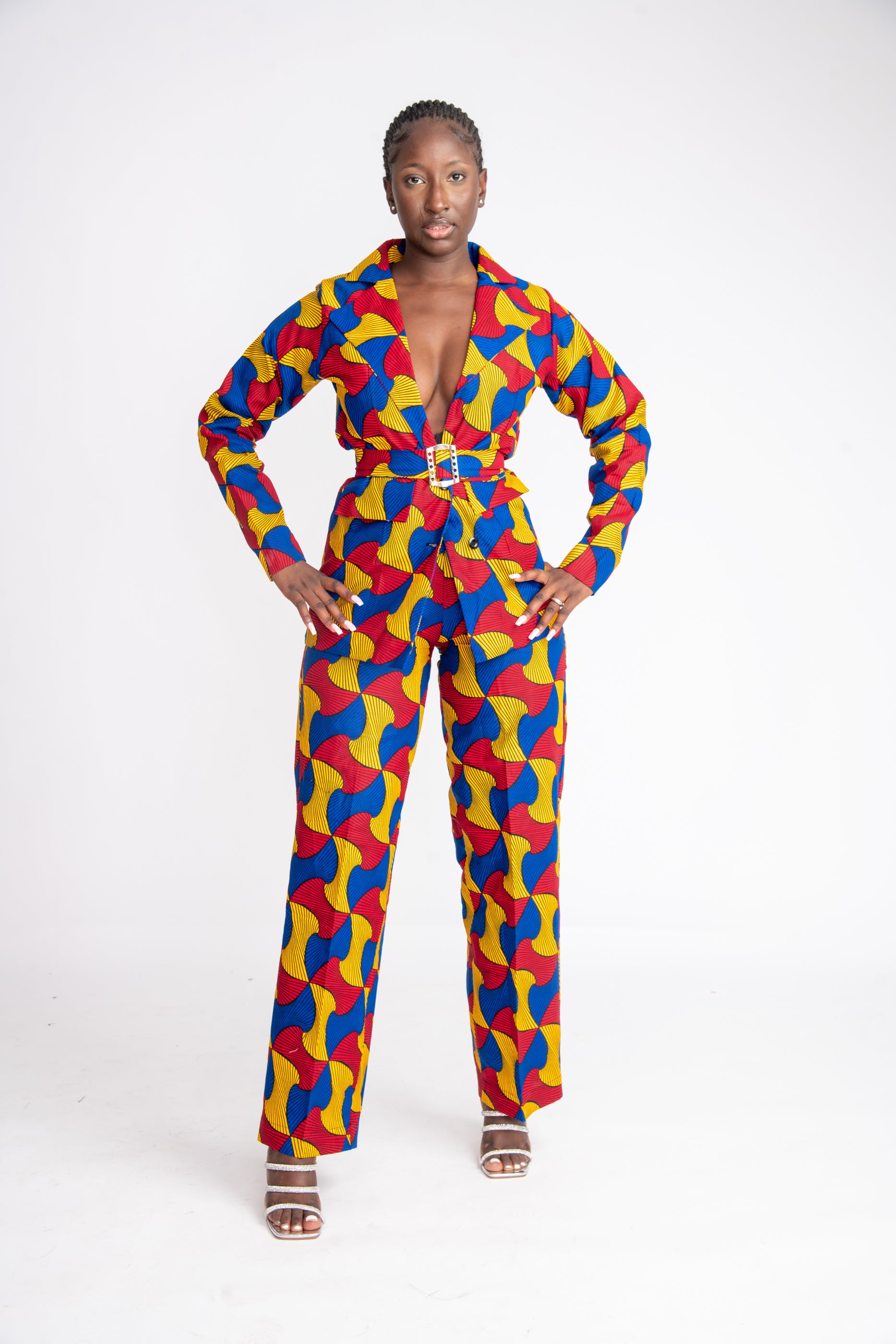 Onyin African Print 2 Piece Suit Set