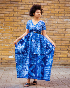 Funmi Adire African Batik dress