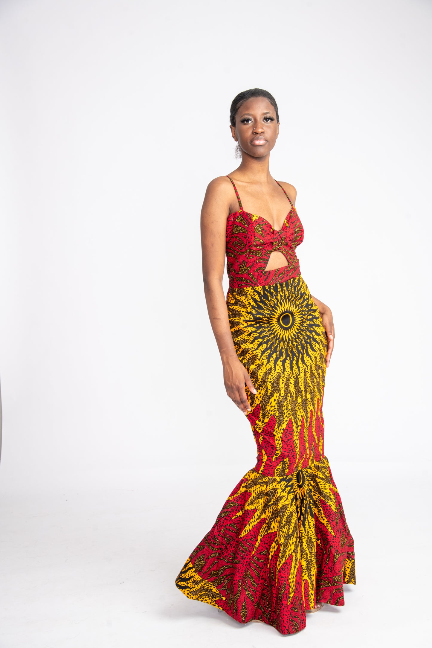 Korra African Print Dress