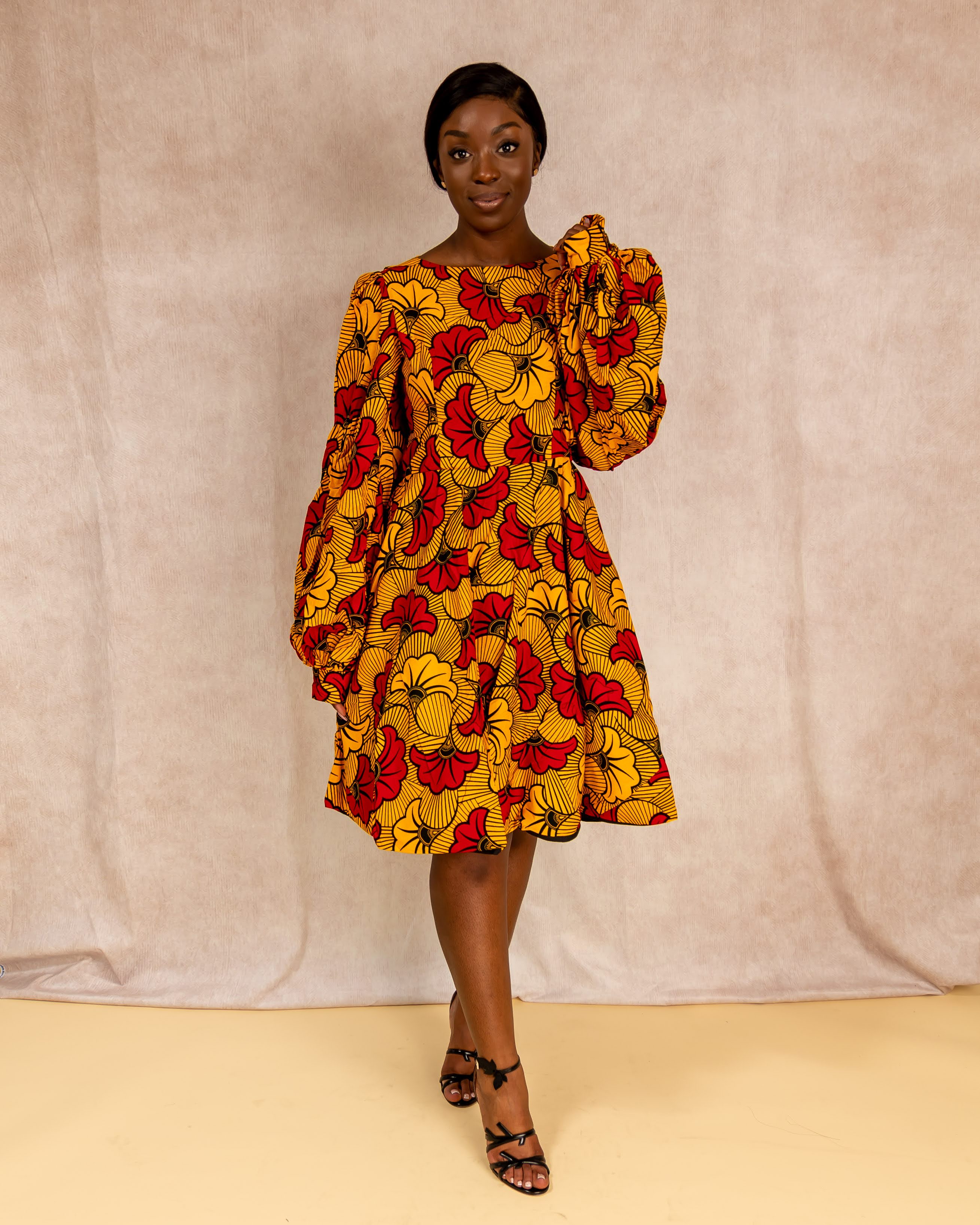Bukola African print Dress