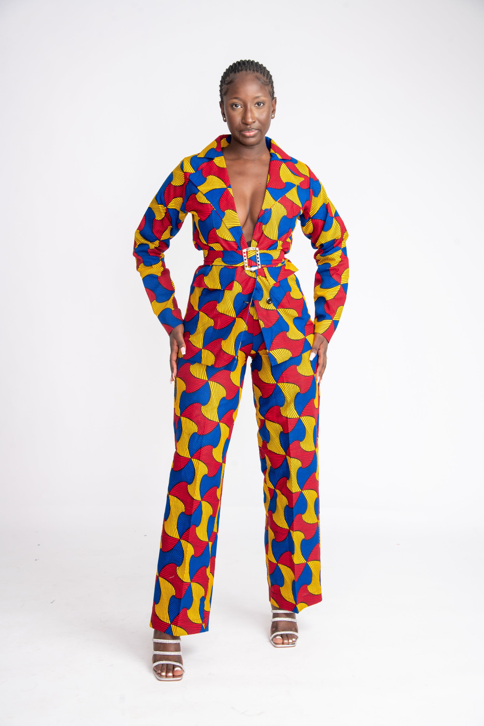 Onyin African Print 2 Piece Suit Set