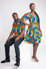 Load image into Gallery viewer, Yomi Midi African Print Dress