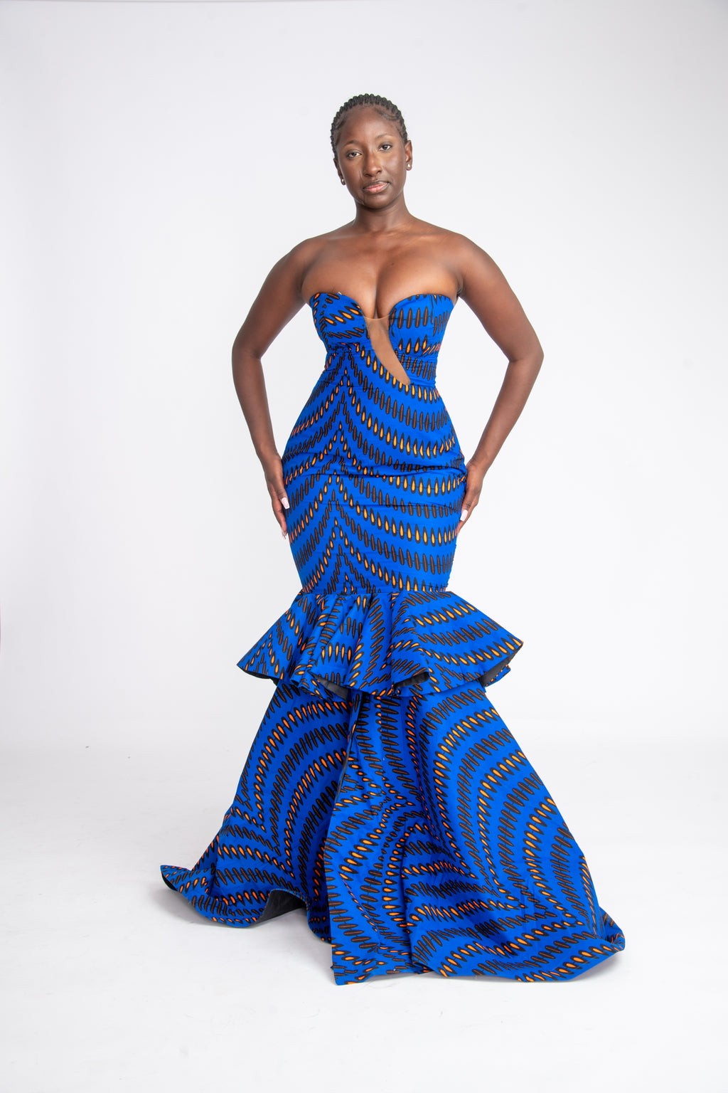 Yetunde Corset African Print Mermaid Dress