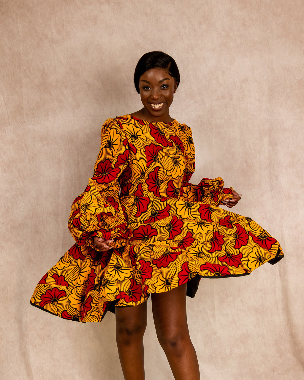Bukola African print Dress
