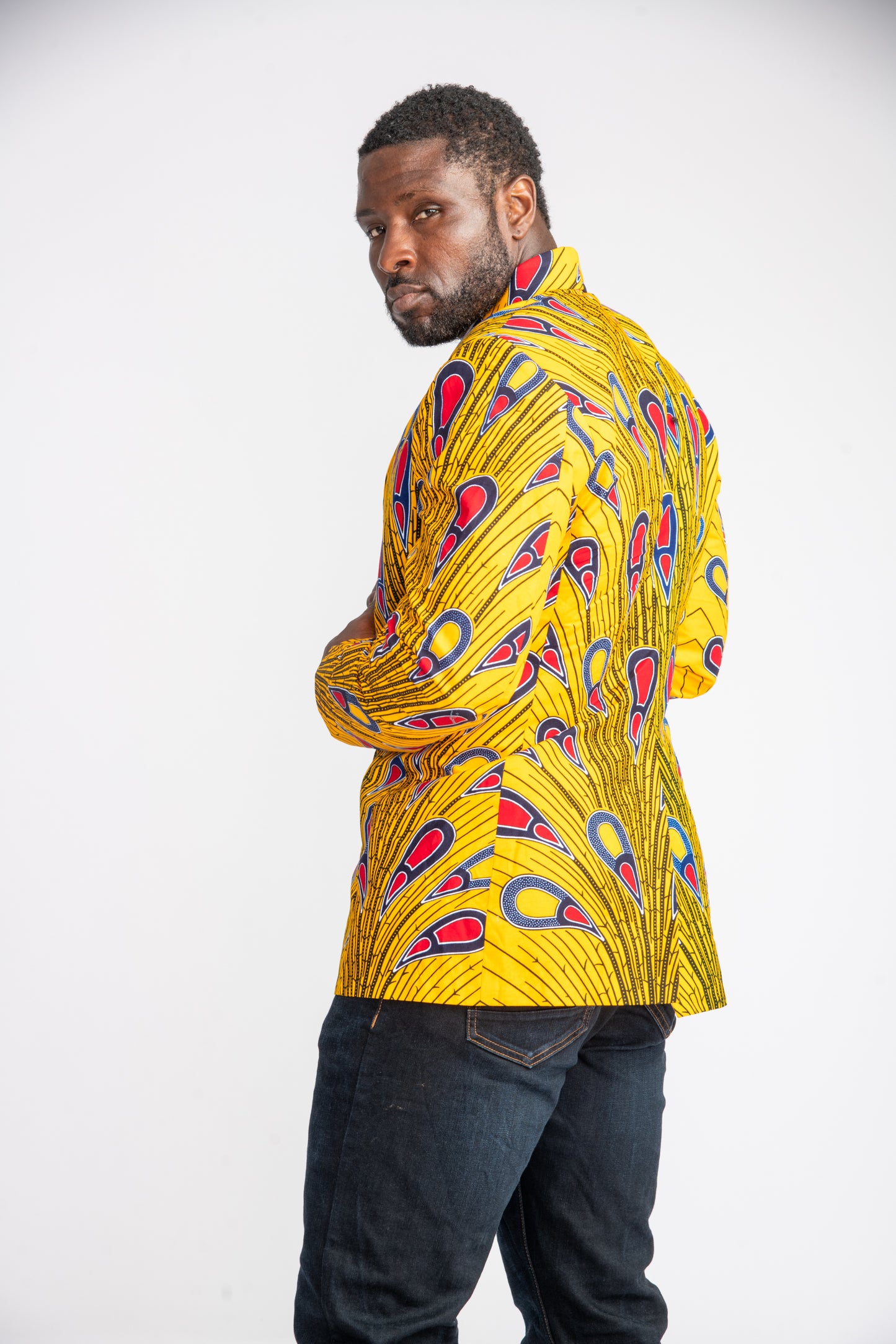 Sinachi Men African Print Jacket