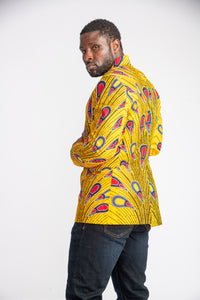 Sinachi African Print Mens Jacket