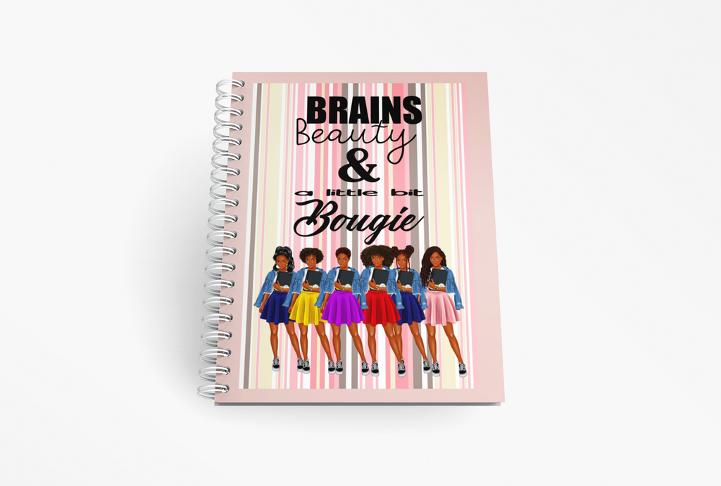 School girl inspirational Spiral notebook/Journal