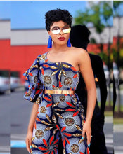 Load image into Gallery viewer, Sisi African Print Ankara Jumpsuit - Afrothrone
