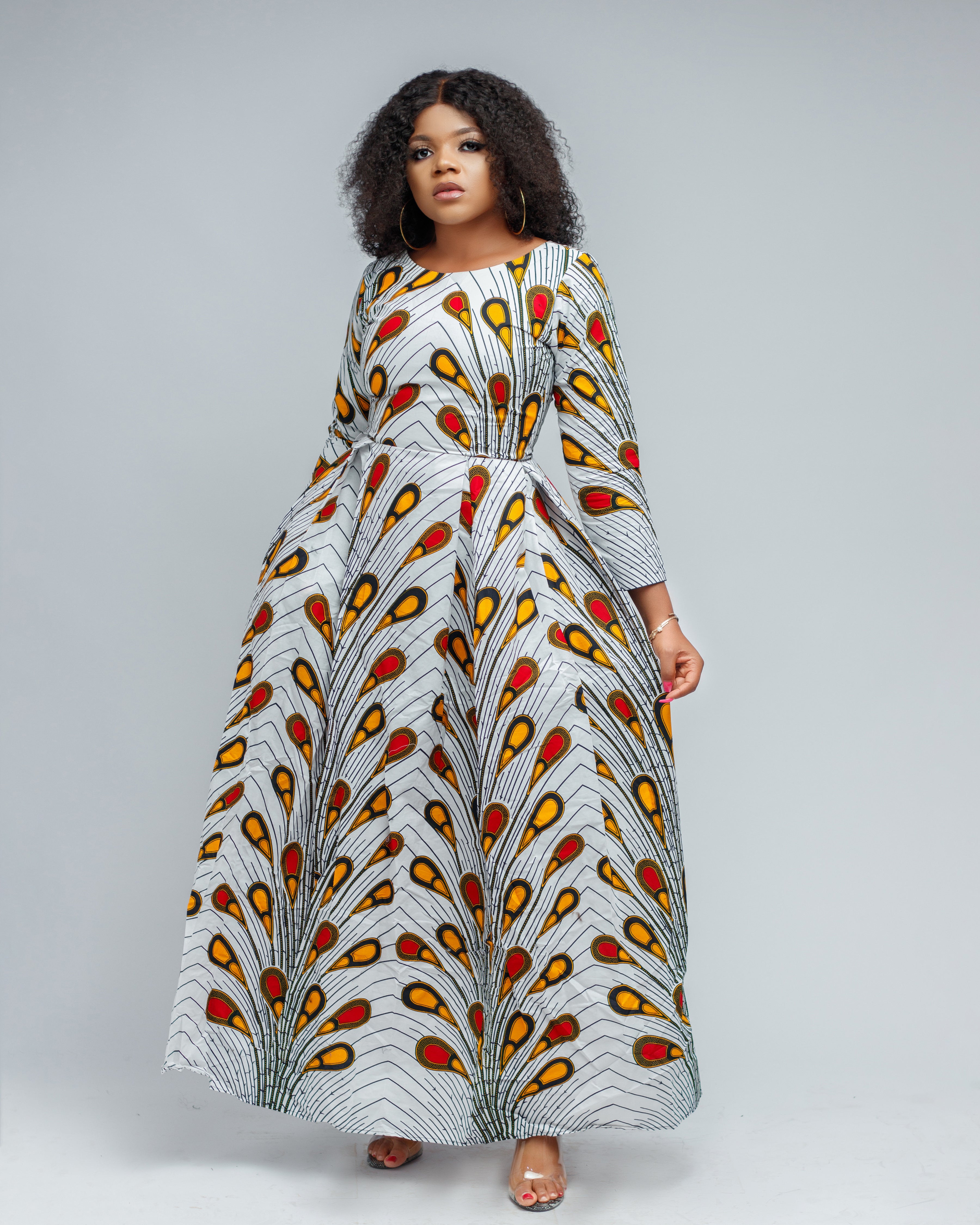 African print Nene maxi dress