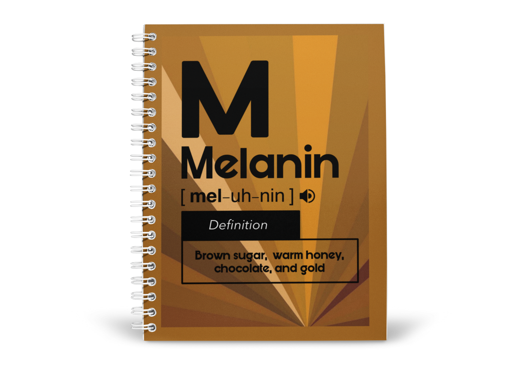 Melanin Spiral notebook/Journal