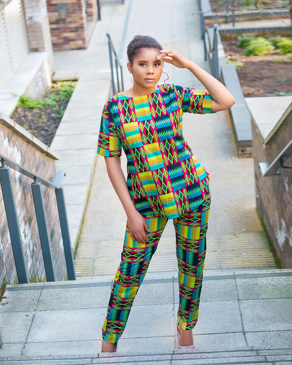 Kuukuwa African Print 2 Piece Set