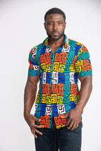 Load image into Gallery viewer, Yomi Men African Print Shirt