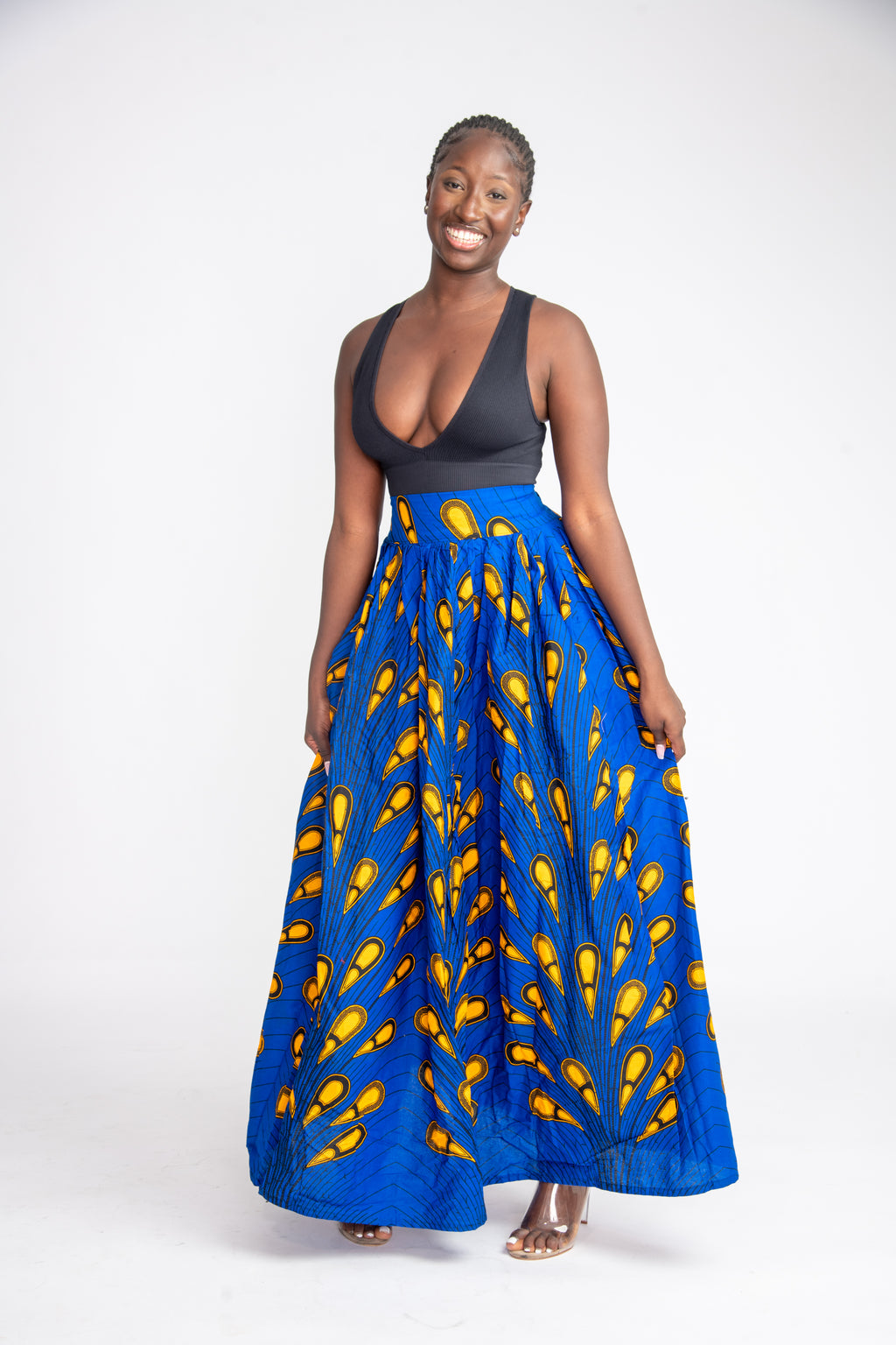 Jidenna African Print Maxi Skirt