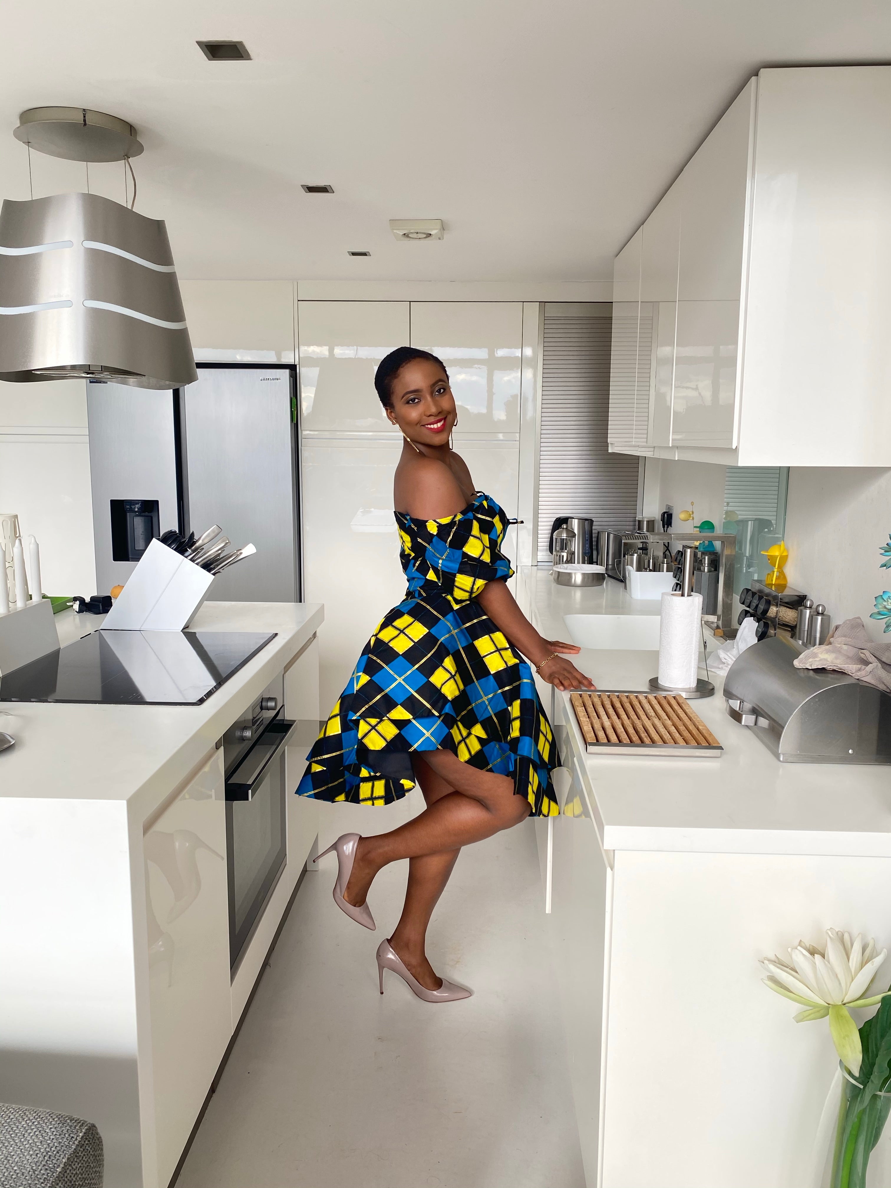 African print Kaleigh dress