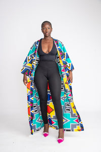 Boma African Print Kimono