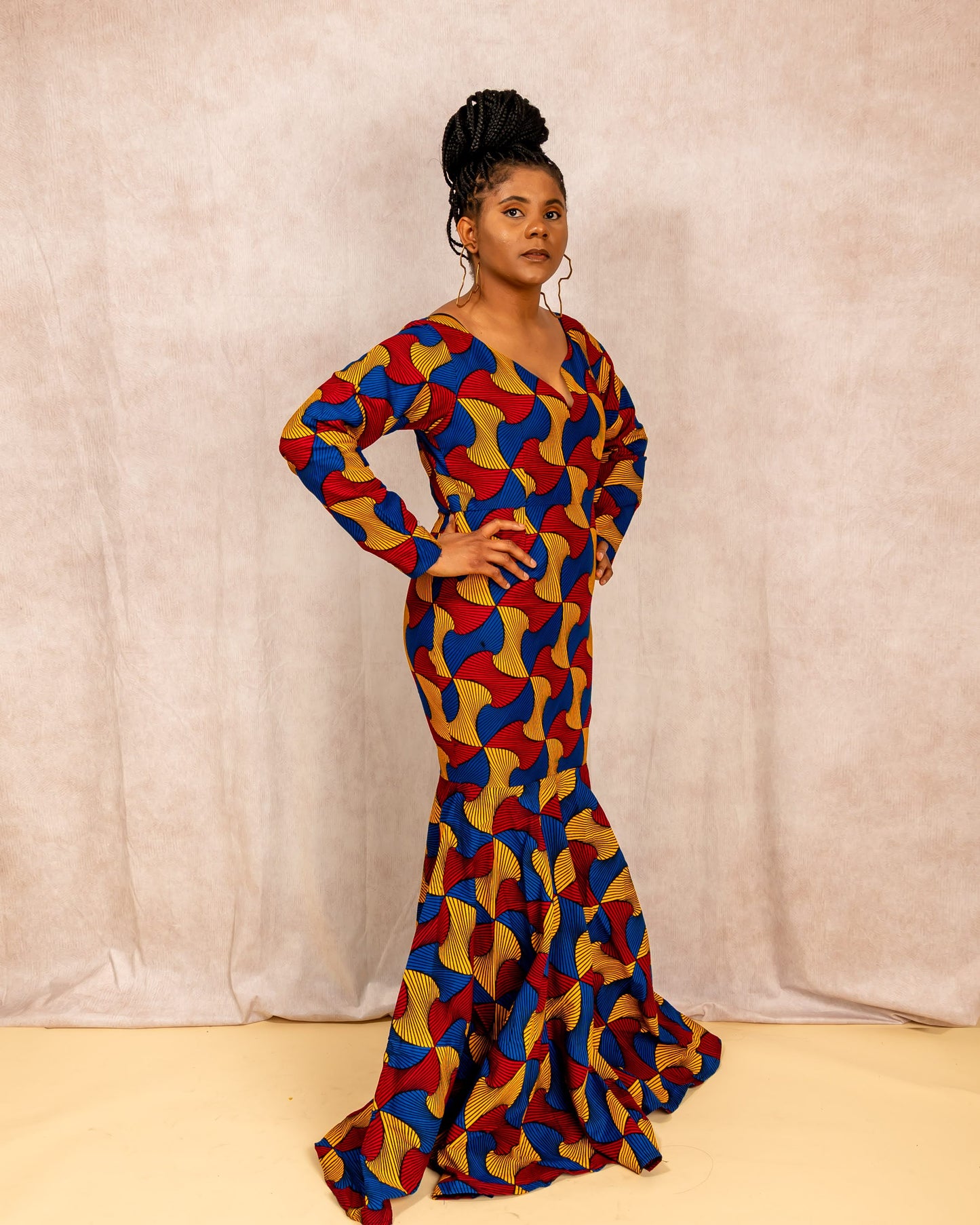 Kechi African print Dress